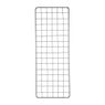 Wandrek metaal squars - 150x55 cm - zwart