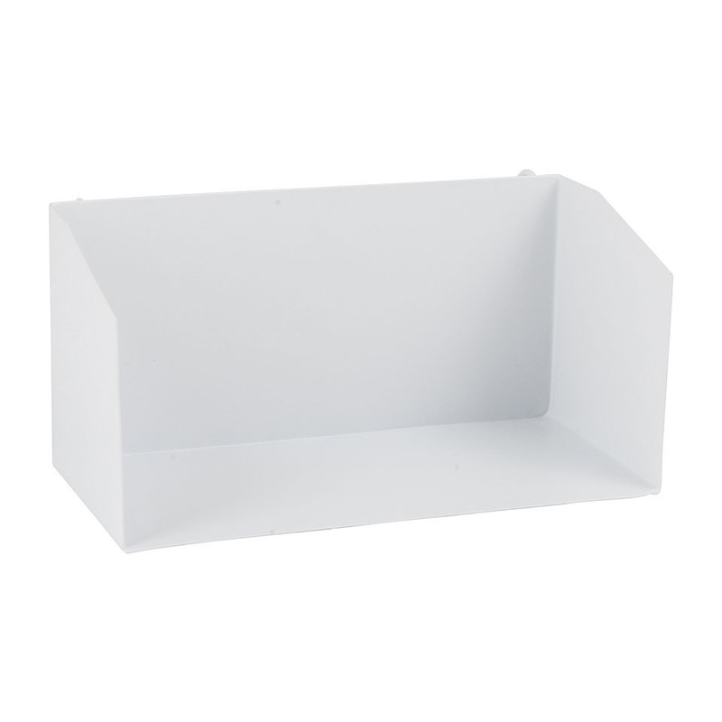 Plankje voor wandrek - wit - 20x10 cm