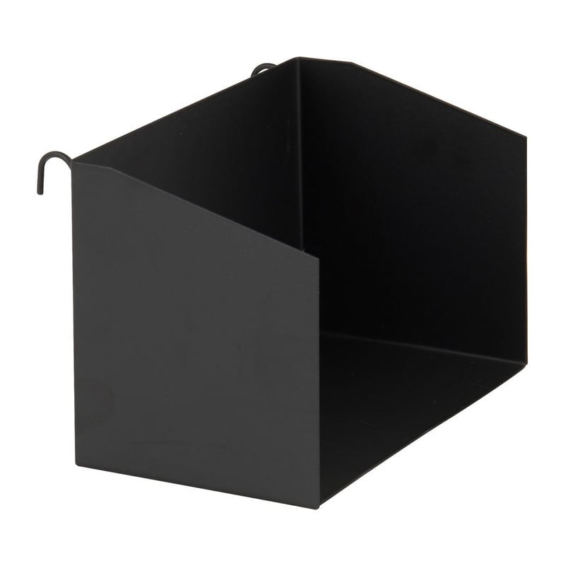 Plankje voor wandrek - zwart - 15x10 cm