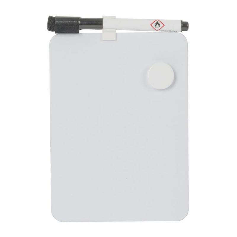 Magnetisch memobord - 13x18 cm - wit