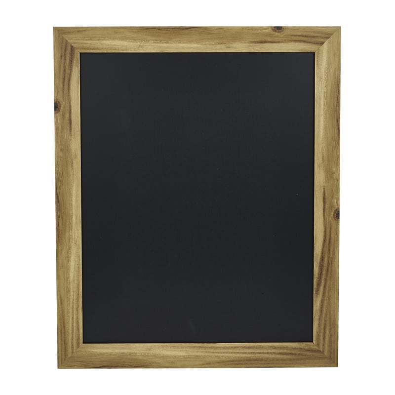 Schoolbord met houten lijst - 57.5x47.5x1 cm