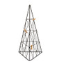 Kerstboom met clips - metaal - 20x20x40 cm