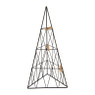 Kerstboom met clips - metaal - 20x20x40 cm