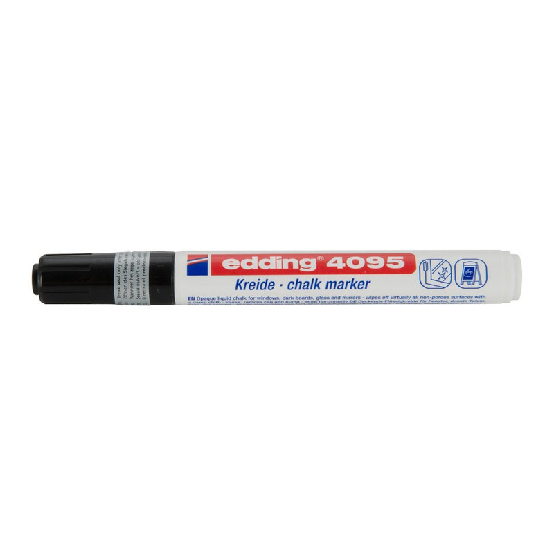 Krijtmarker - zwart