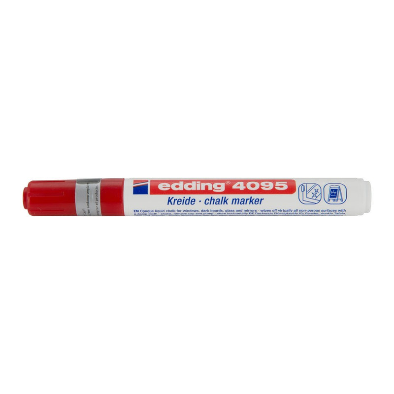 Krijtmarker - rood