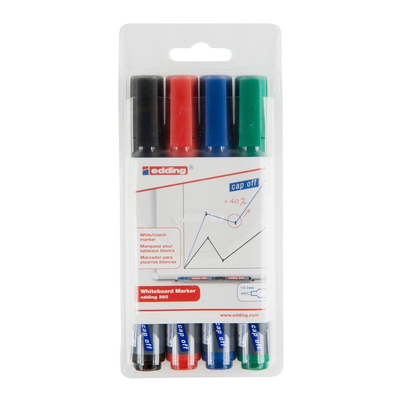 Whiteboardmarker - set van 4