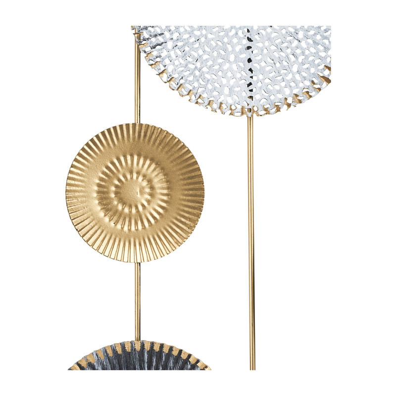 Wanddecoratie cirkels - 30x70 cm 
