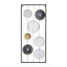 Wanddecoratie cirkels - 30x70 cm 