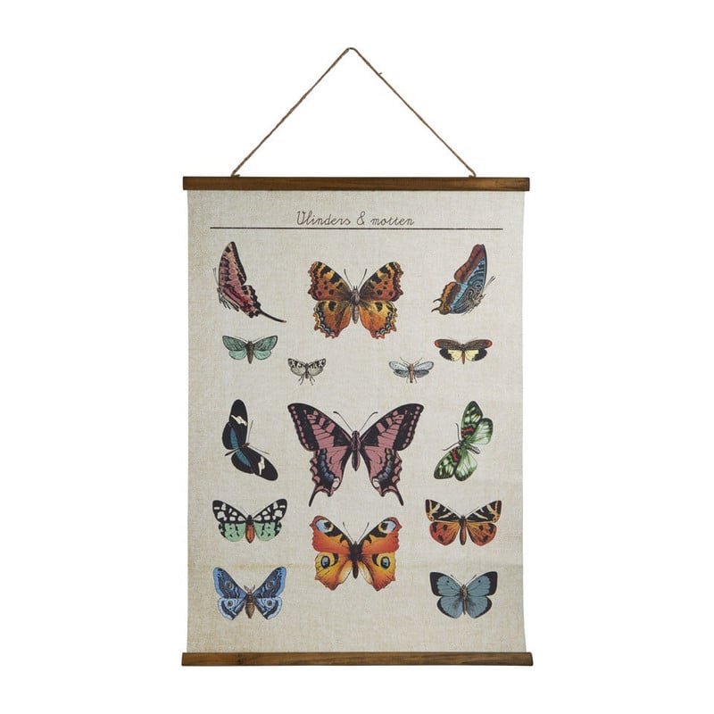 Vintage poster - vlinders - 50x70 cm