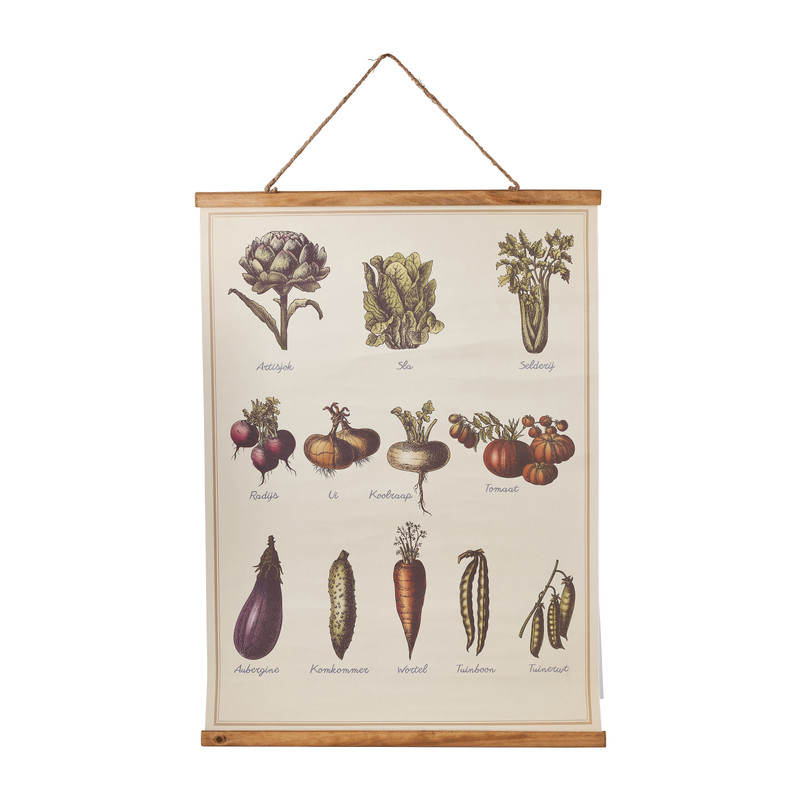 Vintage poster - groente - 50x70 cm
