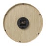 Wandklok houten rand - bruin - ø41 cm
