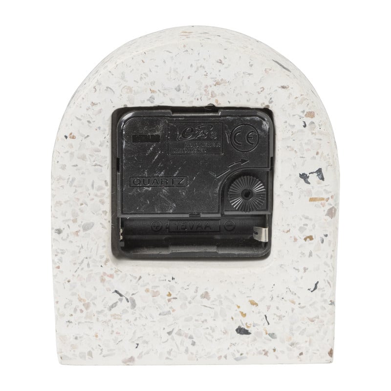 Staande klok Terrazzo - 10.5x3x12 cm