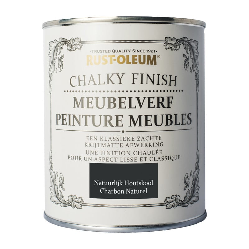 Meubelverf Rust-Oleum - houtskool - 750 ml
