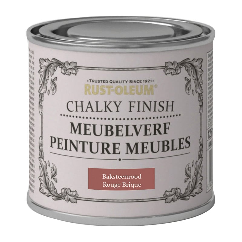 Meubelverf Rust-Oleum - baksteenrood - 125 ml
