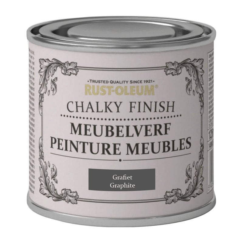 Meubelverf Rust-Oleum - grafiet - 125 ml