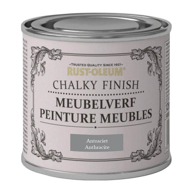 Meubelverf Rust-Oleum - antraciet - 125 ml
