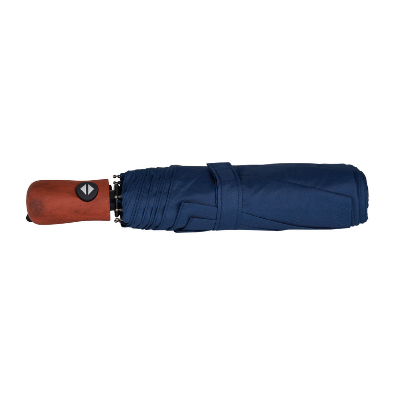 Paraplu blauw - opvouwbaar