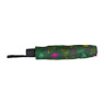Paraplu groen met print - opvouwbaar
