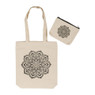 Shopping bag met etui - mandala