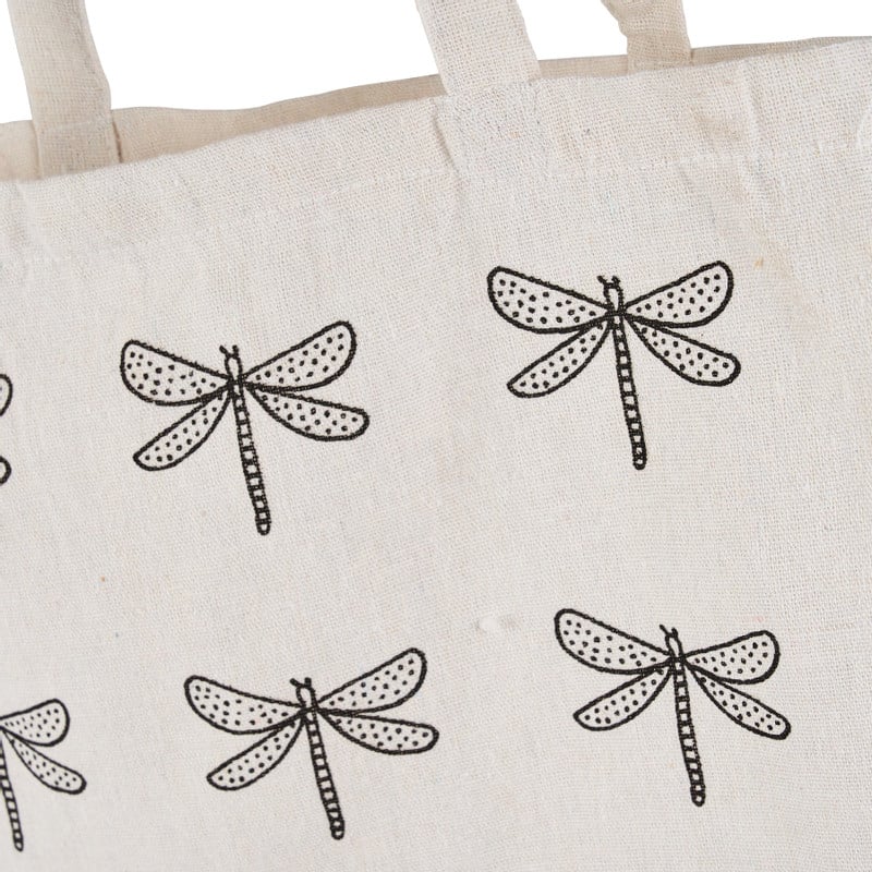 Linnen tas libelle