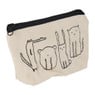Etui klein dieren - 11x8.5 cm