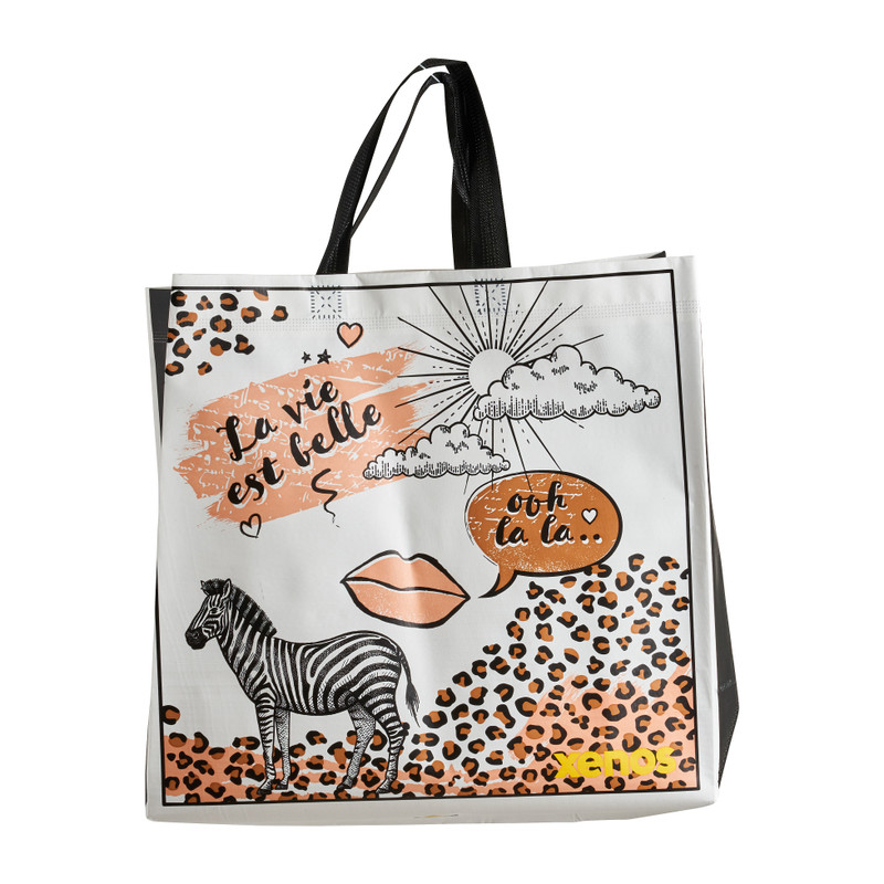 Shopper zebra - 40x40x15 cm