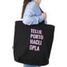 Shopper afko - zwart - 55x48x20 cm