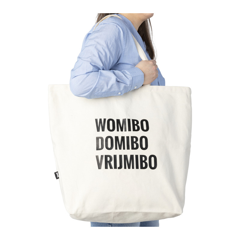 Shopper tas afko - wit - 55x48x20 cm