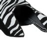Tas zebraprint - zwart/wit - 34x20 cm