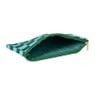 Etui geblokt - groen/blauw - 12x19 cm