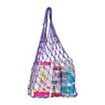 Tasje geknoopt paars - 50x30 cm