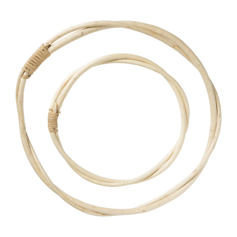 Decoratie ringen - wilg - set van 2