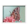 Diamond painting - gekleurde vlinder - 40x30 cm