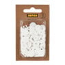 Drukknoopjes - wit - 20 stuks