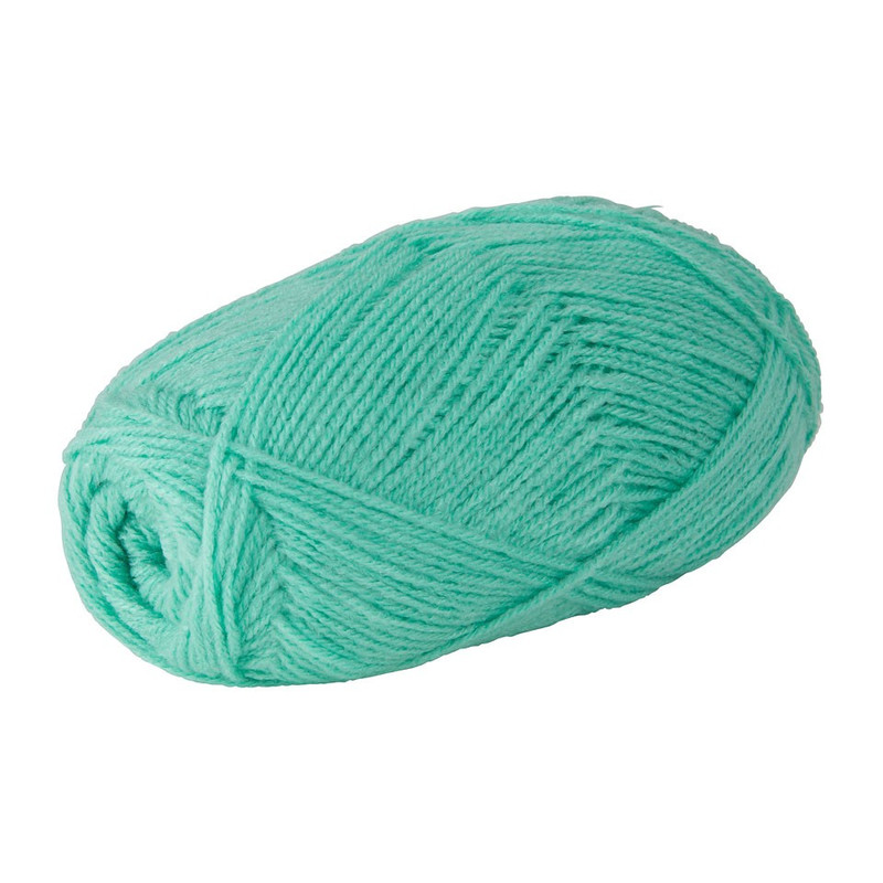 Garen acryl - licht mint - 100 gr / 250 m.