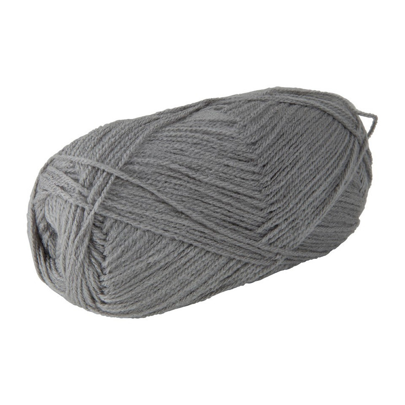 Garen acryl - grijs - 100 gr / 250 m.