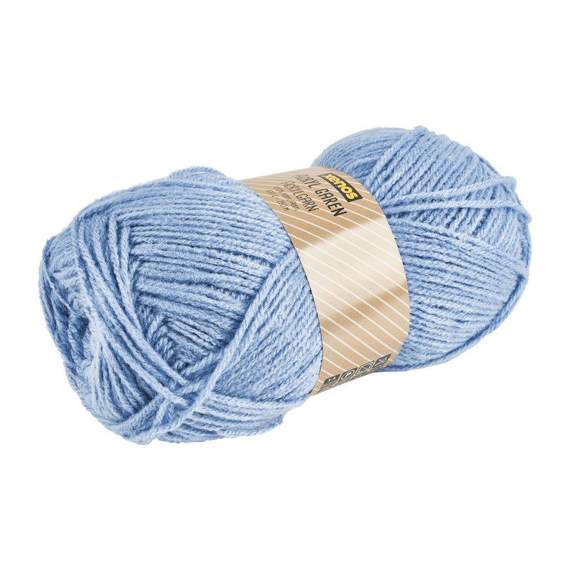 Garen acryl - blauw - 100 gr / 250 m. 