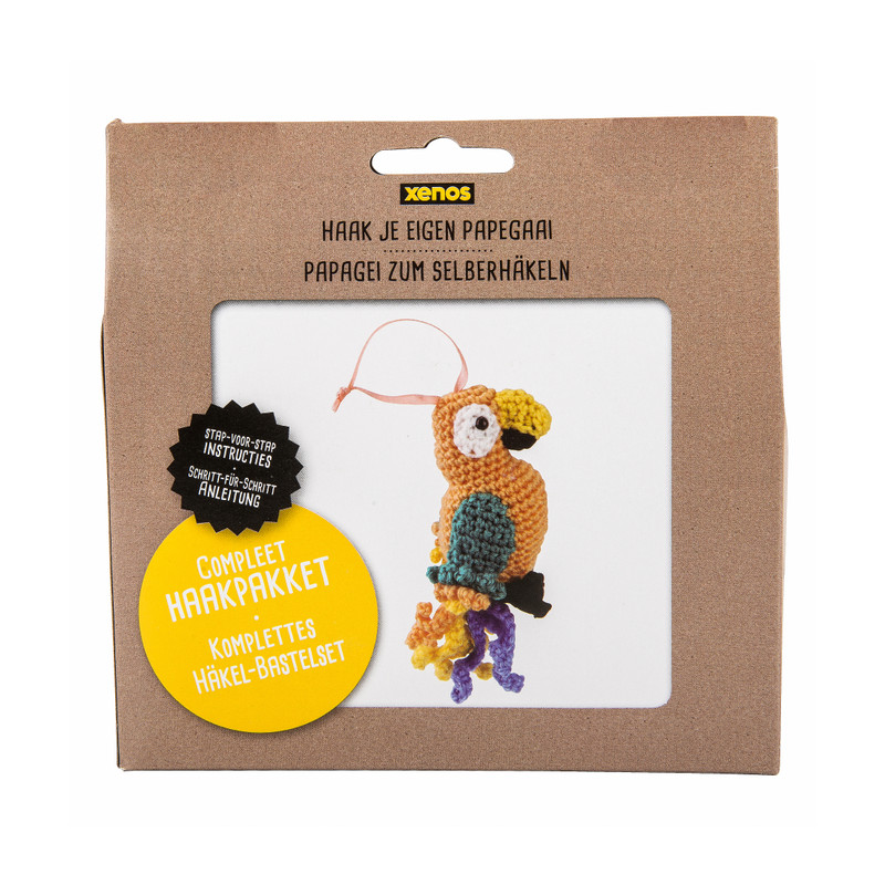Haakpakket papegaai