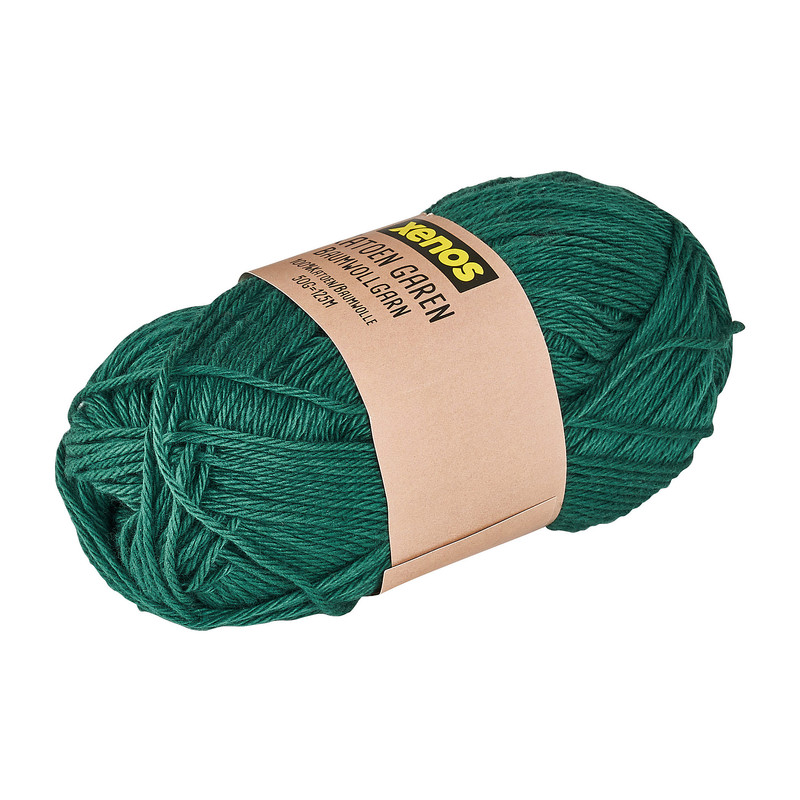 Garen katoen - groen - 50 gram