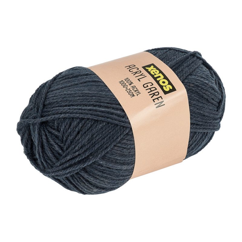 Garen acryl - donkerblauw - 250 meter