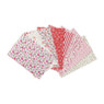 Zelfklevende stofjes - roze - 15x10 cm