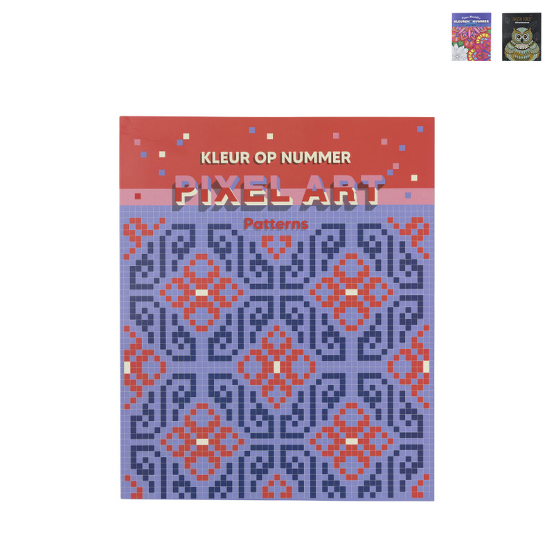 Pixel art kleuren op nummer - papier  