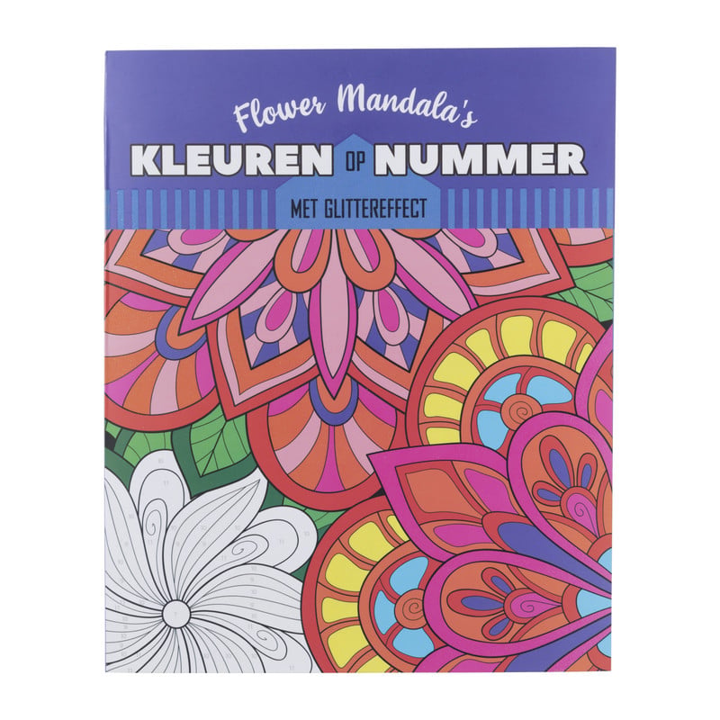 Mandala kleuren op nummer - papier  