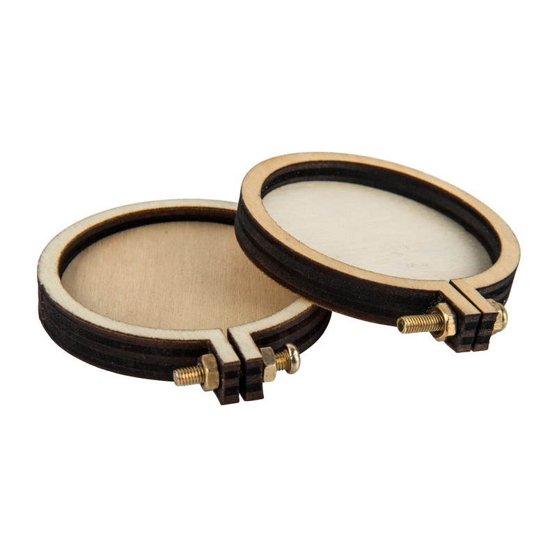 Borduurringen mini - 2 stuks