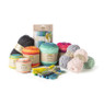 Garen cake - wit-grijs-perzik - 80 gr / 300 m