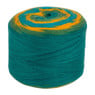 Garen cake - blauw-groen-geel - 80 gr / 300 m