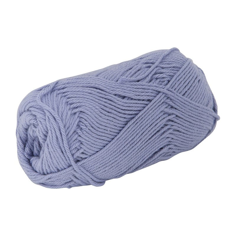 Garen katoen - lila - 50 gr / 125 m