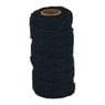 Macrame koord - zwart - 2mm