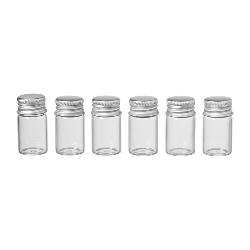 Mini glazenflesjes - 9 ml - set van 6