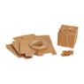 Kraft doosje - 4 stuks - 6x6x5,5 cm